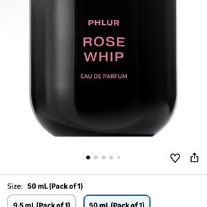 Phlur Rose Whip Eau de Parfum - Black